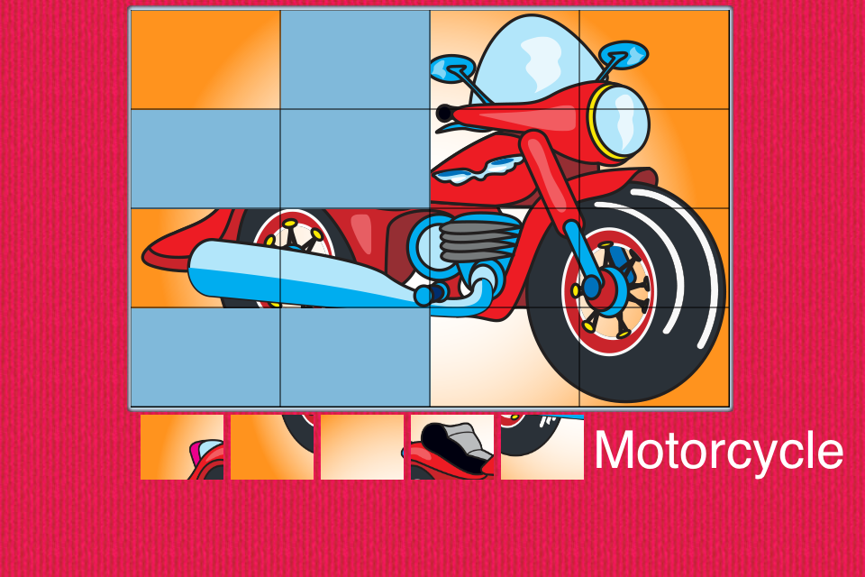 Screenshot Vehicle Puzzles Free Screenshot Vehicle Puzzles Free